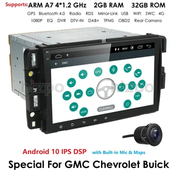 

Android 10 Car Multimedia Player Navigation Stereo Radio For GMC Sierra Yukon Chevrolet Chevy Tahoe Suburban mirror link dtv obd