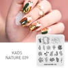KADS Nail Art Stamping Plate Template Flower Leaf Animals Image Stencils Stamp Geometric for Nails Polish Mold Manicure Tools 1