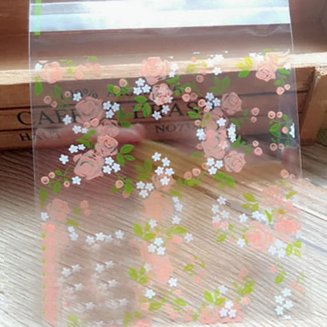 100pcs/lot 7cm Clear Candy Bag Transparent Plastic Bag Cookie OPP Bag For Wedding Birthday Party Decor DIY Gift Packaging Pouch B15