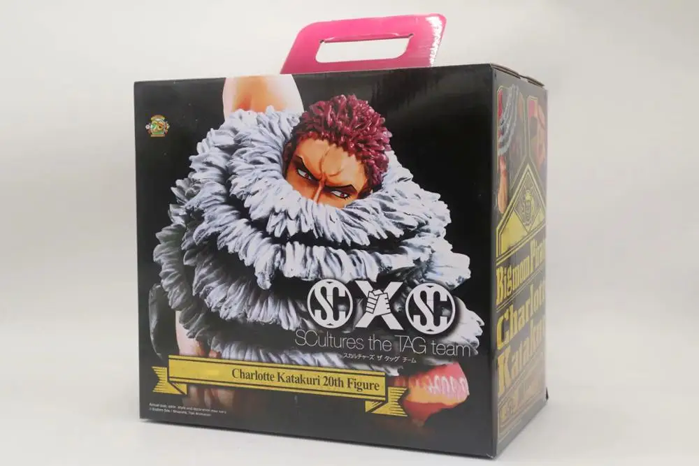 24 см One piece Charlotte Catacuri аниме фигурка ПВХ Новая коллекция Фигурки Коллекция игрушек