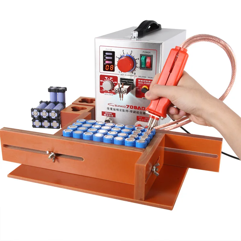SUNKKO 709AD Spot welder 2.2KW High power battery digital display soldering  Spot Welding 18650 lithium battery Pulse spot