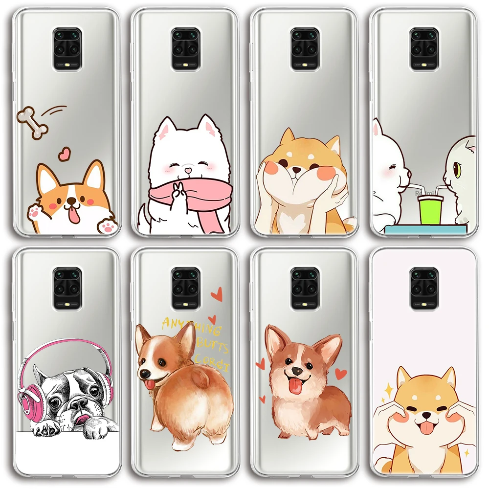 Чехол для Redmi Note 9 9S 10 10S 8 9i 9A 9C 8A 8T 9T 7 6 K40 K30S Poco X3 F3 C3 M3 NFC Pro MAX силиконовый | Мобильные