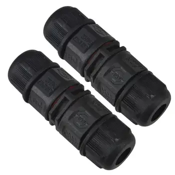 

10 Pieces/lot 2 Pin 3 Pin Waterproof Connector Screw and Soldering Pins Nylon IP67 15A 300V Electrical Terminal Wire Adapter