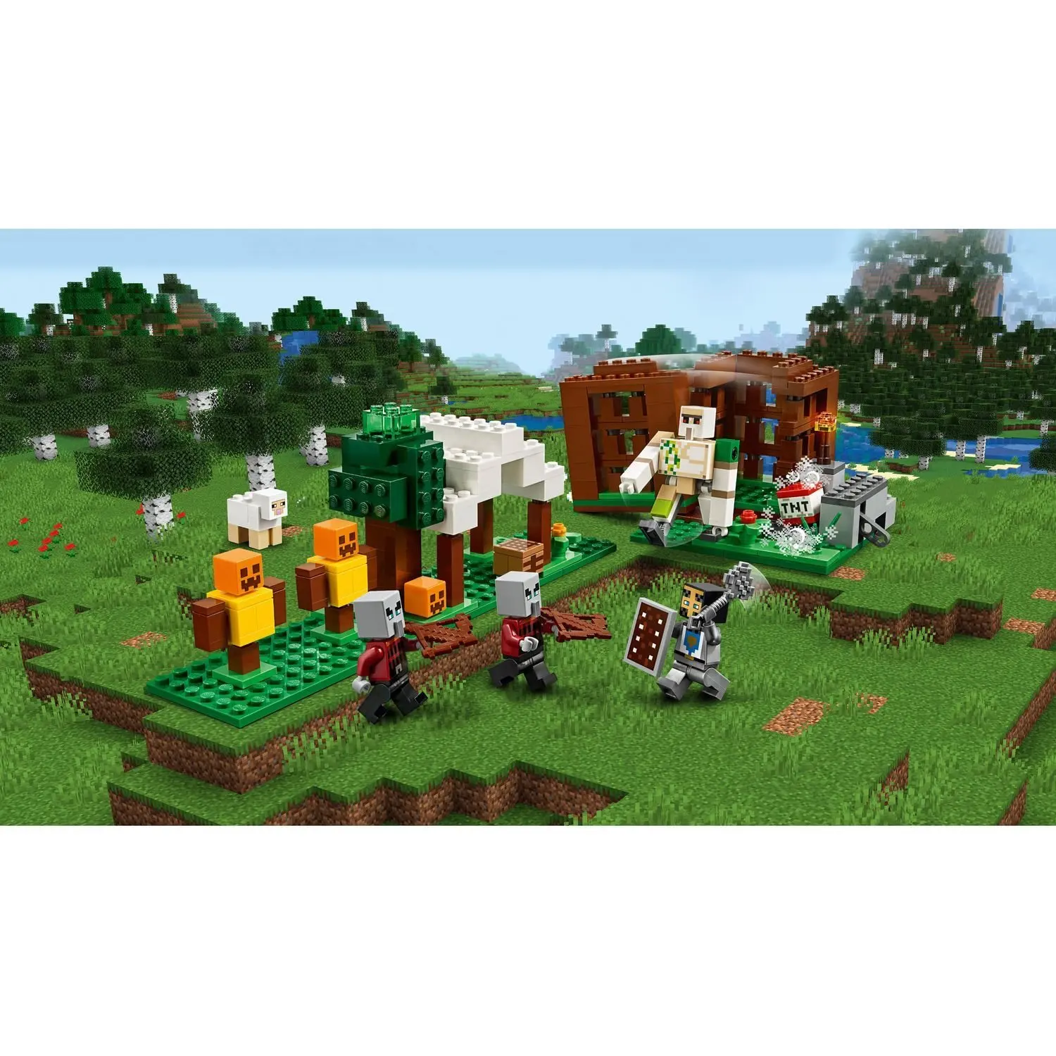 Designer Lego Lego Minecraft outpost robbers 21159 Designer Lego Lego Minecraft outpost robbers 21159
