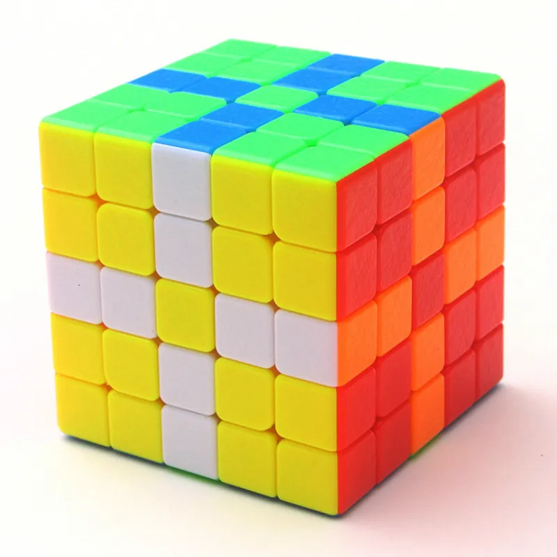 Драгоценность пять шагов магический скоростной кубик Рубикс Striae Цвет 5x5x5 Гладкий Магический кубик не выцветает Избегайте наклейки игрушки Alpinia Oxyphylla