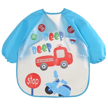 

Children Bib Long Sleeve Animal Pattern Feeding Burp Cloths Waterproof Infants Girls Boy Kids Baby Toddler Eating