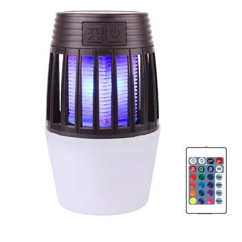 

Bug Zapper LED Mosquito Killer Lamp Waterproof Rechargeable Mosquito Zapper 7Colors Light for Outdoors Camping Hiking