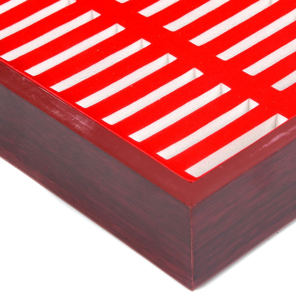  30 Pcs Round Coins Holders Storage Container Case Portable Wooden Display Box Collection BJStore