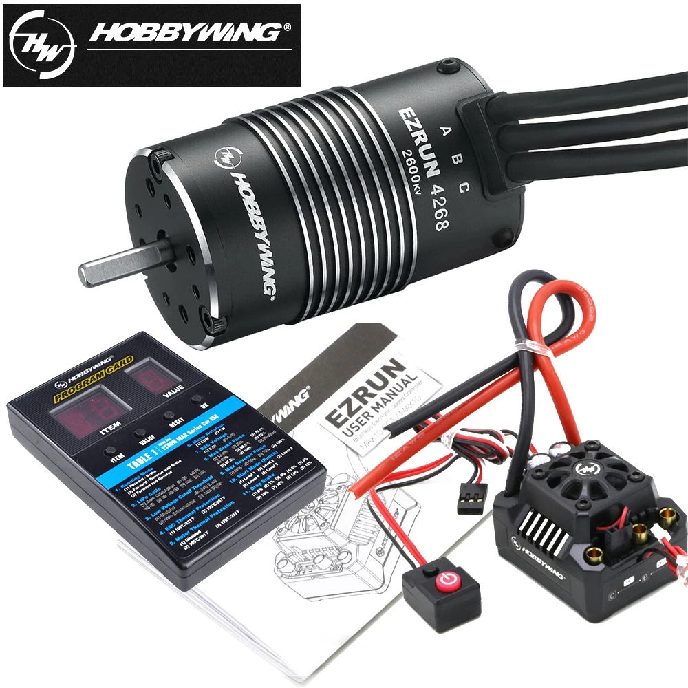 Hobbywing EzRun Max8 v3 150A водонепроницаемый бесщеточный ESC T/TRX разъем + 4268 KV2600 мотор