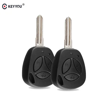 

KEYYOU 3 Buttons Flip Replacement Car Key Shell For Lada vesta granta priora kalina vaz Uncut Auto Blank Remote Key Case Cover