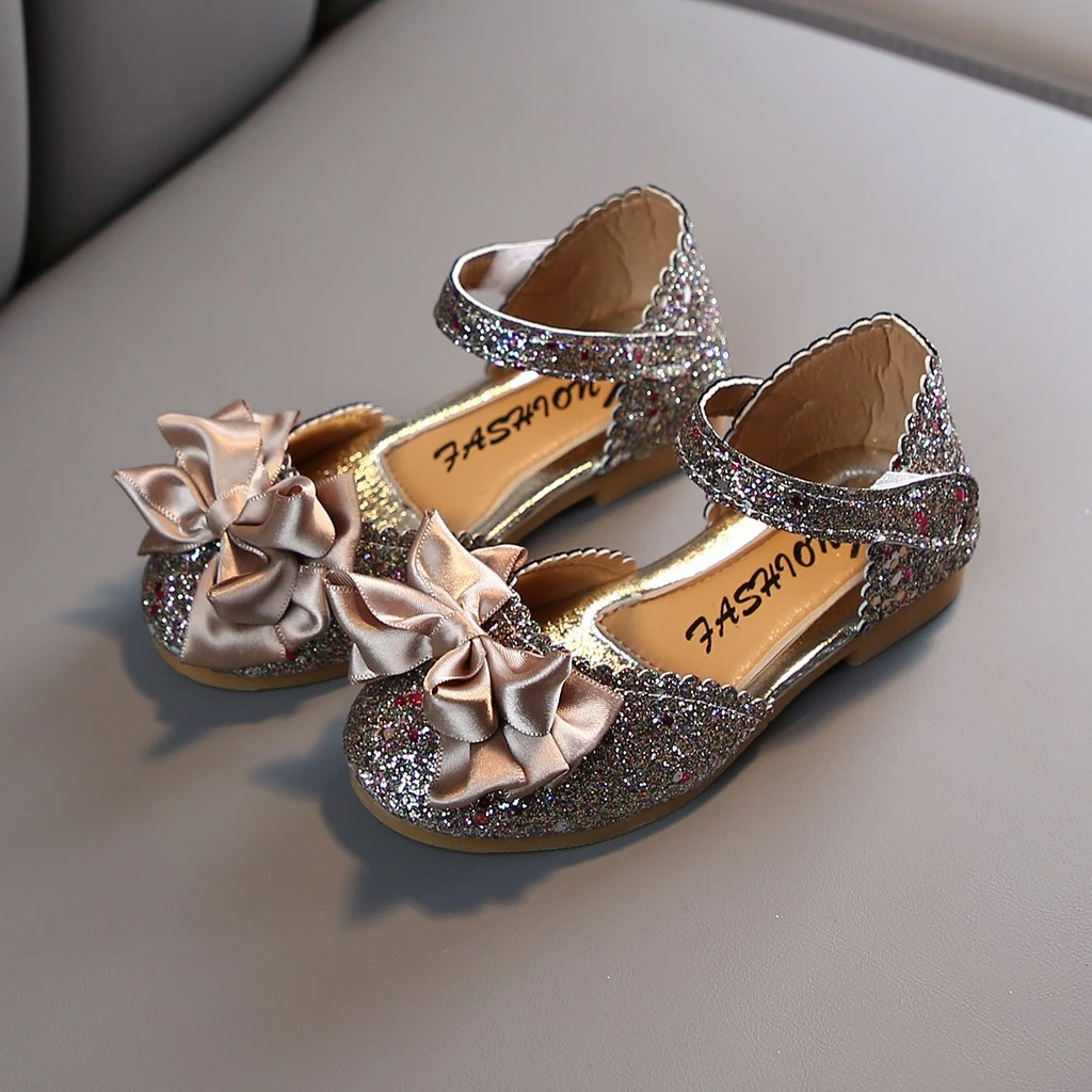 bling bow sandals