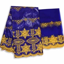 Новое поступление камень Африканский Базен riche ткань с вышивкой кружева/Базен riche платье Материал нигерийский KY120503