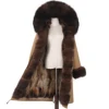 LaVelache 2022 X-Long Parka Winter Jacket Women Real Fur Coat Big Natural Raccoon Fur Hood Streetwear Detachable Outerwear New ► Photo 3/6