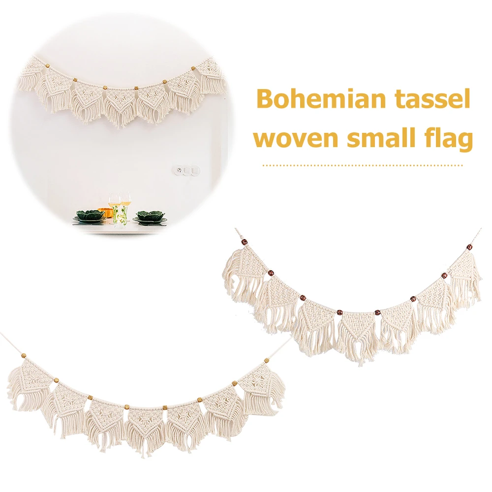 Home Decoration Bohemian Banners Macrame Wall Hanging Tapestry Art Wall Accents Yellow Beads Tassels Chic Dorm Room Home Decoration Bohemian Banners Macrame Wall Hanging Tapestry Art Wall Accents Yellow Beads Tassels Chic Dorm Room