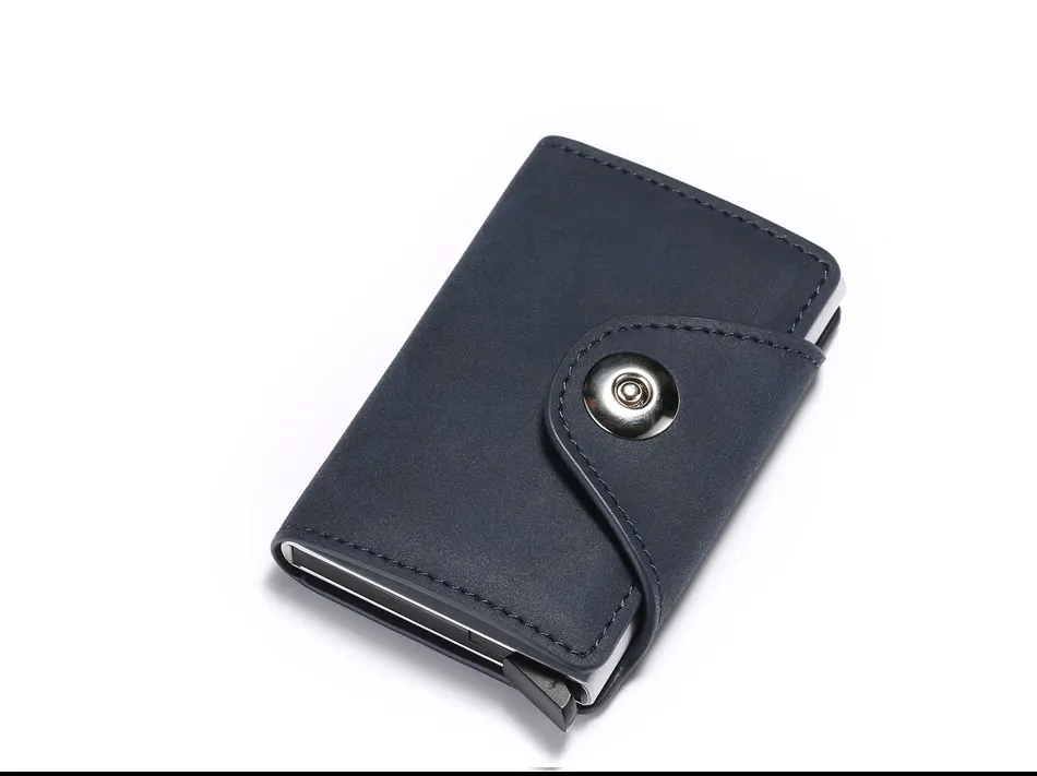 DIENQI Rfid антимагнитный держатель для кредитных карт для мужчин безопасный Кошелек Алюминиевый защитный мужской бизнес-держатель для карт тонкий кошелек