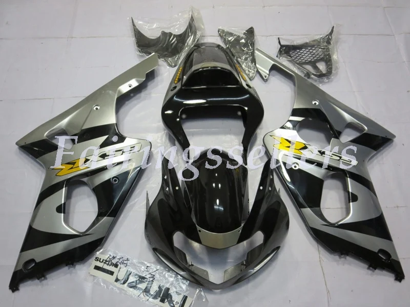 

Injection Molding ABS Motorcycle Fairings kit Fit For Suzuki GSX-R1000 K1 K2 2000 2001 2002 gsxr1000 Fairings Silver Black OEM