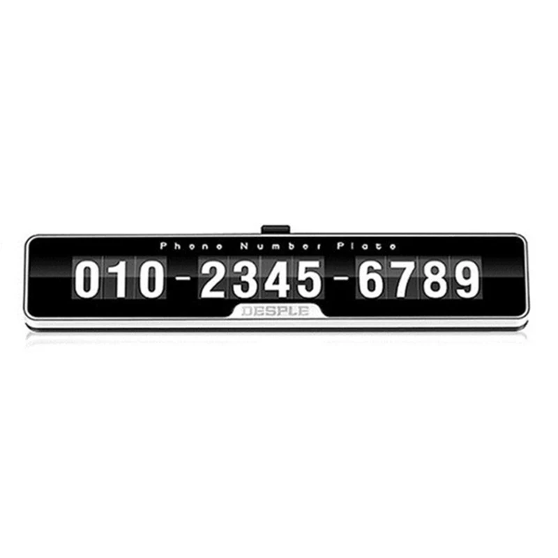 

Car Temporary Parking Card Car Styling Phone Number Plate Stickers Temporary Car Park Stop In Car-styling Automobile Accessories