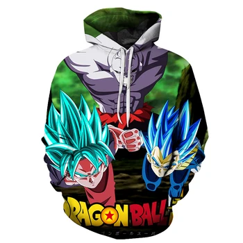 

Fashion Dragon Ball Design Sweatshirt Men Women Hoody 3D Anime Printed Streetwear Male Hoodies Long Sleeve Tracksuit