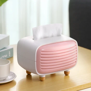 

Creative House Table Tissue Box Cute Pink Multifunction Napkin Holder Porte Papier Toilette Hand Paper Dispenser Decor LL60TB