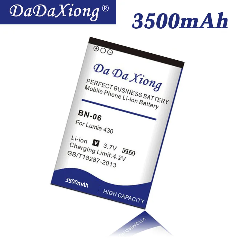 DaDaXiong Original 3500mAh BN-06 BN06 Li-ion For Microsoft Nokia Lumia 430 Lumia430 Mobile Phone Battery | Мобильные телефоны и