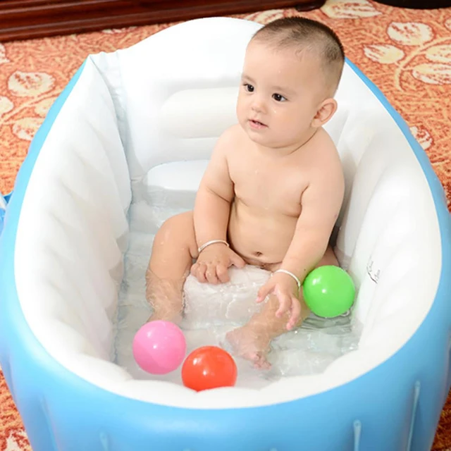 Baignoire gonflable pour bébé, bassin de douche pour tout-petits