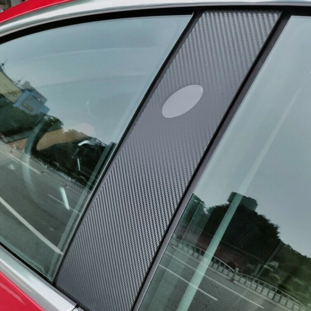 Автомобильные двери окна столбы столба крышка стикер отделка часть для Tesla модель 3-19