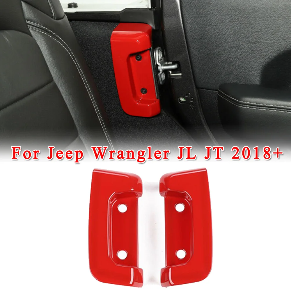 2X задняя защита для дверного замка крышка пряжки Накладка для Jeep Wrangler JL/радиатор JT