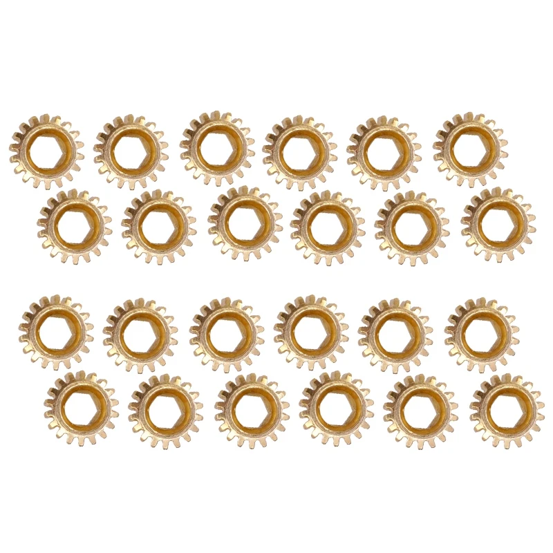 24Pcs Guitar Tuning Open Hole Gears Pegs Key Machine Heads Hex 1:18 Accessories | Спорт и развлечения