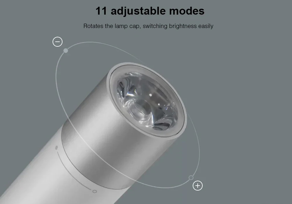 XIAOMI MIJIA светодиодный светильник-вспышка, ультра яркий фонарь, usb зарядка, походный светильник, велосипедный светильник, SOS, светильник-вспышка, может использоваться в качестве мобильного питания