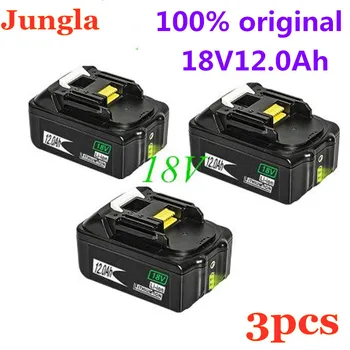 

18V12.0Ah Rechargeable Battery 12000mah Li-Ion Battery Replacement Power Tool Battery for MAKITA BL1880 BL1860 BL1830+3A Charger