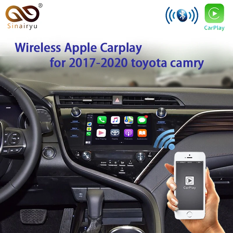 Беспроводная Автомобильная камера Apple CarPlay проводная для Toyota camry Asian Dragon 2018 2019 2020