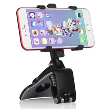 Suporte do telefone do carro multifuncional suporte de telefone móvel 360 graus sol viseira espelho dashboard montagem gps suporte