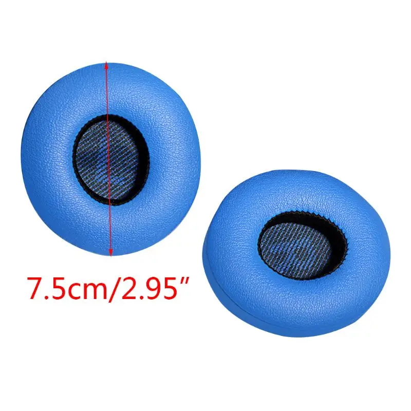 1Pair Ear Pads Cushion Leather Cover for J BL EVEREST V300BT V300 Headphones D0UA
