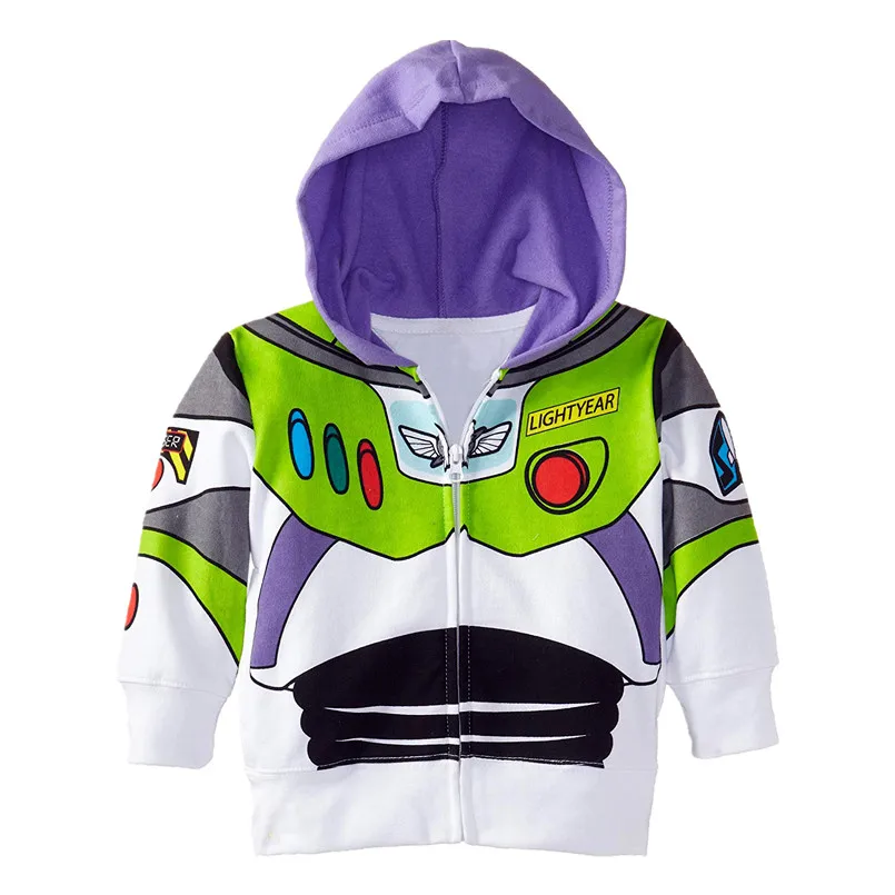 Toy story/куртка для маленьких мальчиков, одежда игрушки, куртки, весеннее тонкое пальто, детская куртка на молнии, одежда, толстовки с капюшоном для мальчиков и девочек
