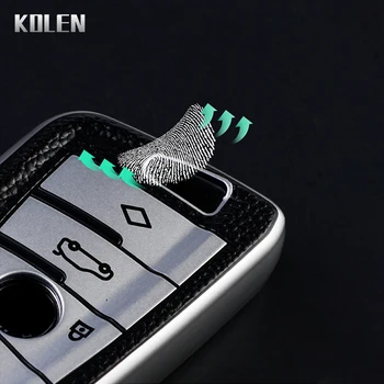 Cover chiate/telecomando per BMW X1 X3 X5 X6 X7 1 3 5 6 7 Series G20 G30 G11 F15 F16 G01 G02 F48 Holder Protector Shell - TPU Leather Car Key Case Cover For BMW X1 X3 X5 X6 X7 1 3