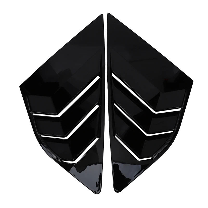 

2 Pieces Hatchback Window Side Window Vents for Ford Focus ST MK3 2013-2019