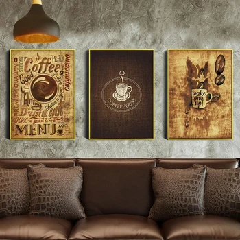 

Nordic Poster Vintage Modern Minimalist Bars Cafe Kitchen Coffee Making Retro Adornment Vintage Wall StickerPictures No Frame