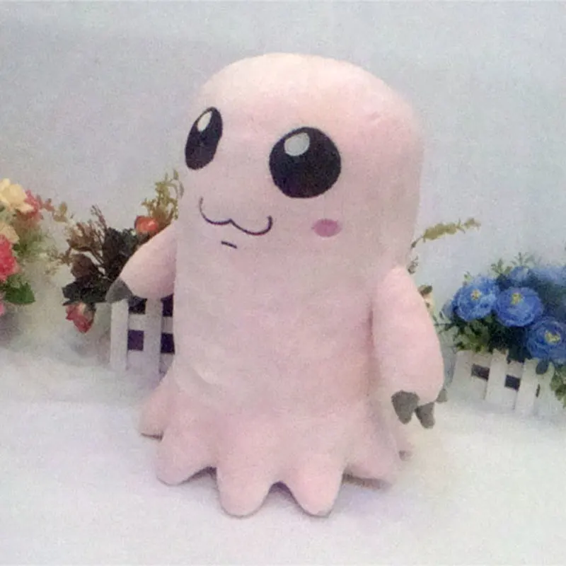 Anime Mochimon Plush Toys Digimon Digital Monsters Figure Doll 35cm Filling Pillow IZUMI KOUSHIRO Cosplay Motimon for Gift