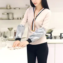 Водостойкая тканевая манжета, анти-масляная, для взрослых, длинная, рабочая, износостойкая, для мужчин и женщин, для кухни, для защиты труда, нарукавное покрытие, для офиса