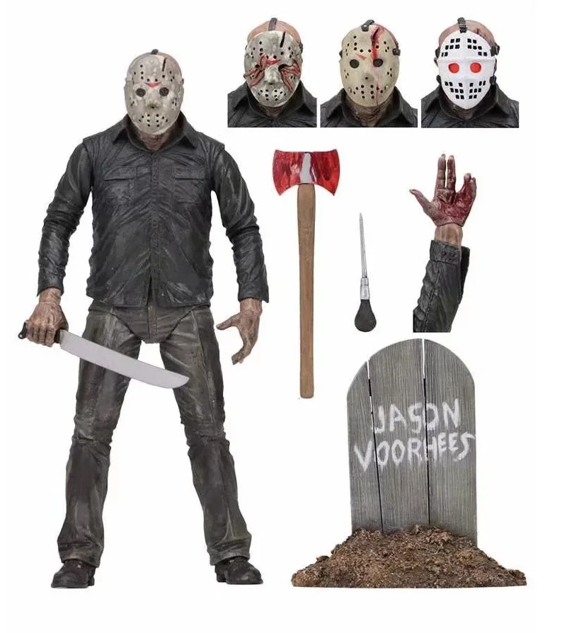 NECA Black Friday 13 Jason Ultimate Edition 1980 версия гаражный комплект модель