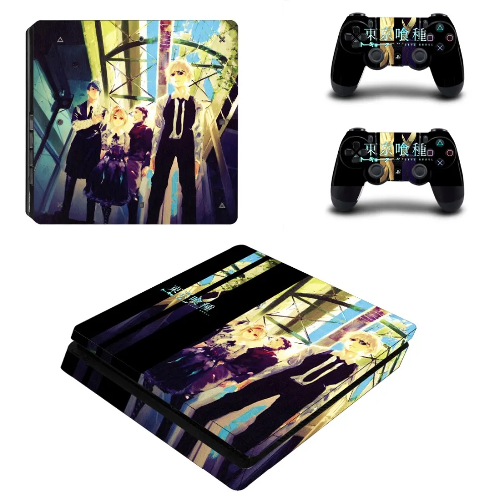 Одежда с надписью «Tokyo Ghoul полное покрытие лицевые панели PS4 тонкая кожа Виниловая наклейка, стикер для Playstation 4 консоли и контроллер PS4