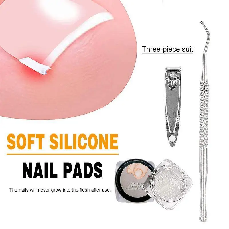 Pedicure Comfortable Silicone Nail Pads Kit JSW Mall