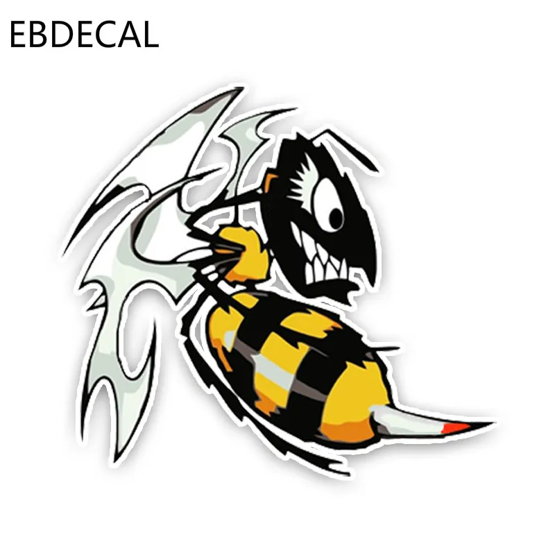 Ebdeckle прекрасный сердитый мультфильм Hornets ColoredFor Авто/бампер/окно/наклейка на