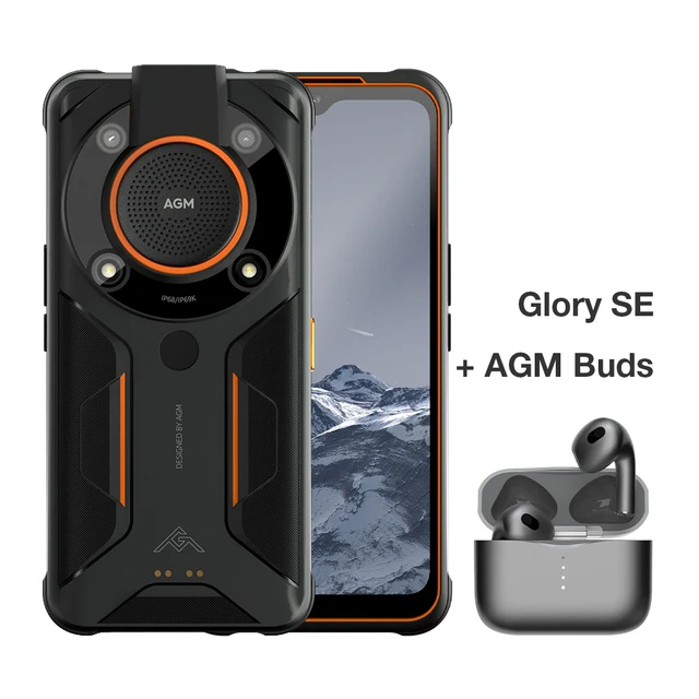 AGM Glory SE 5G Rugged Waterproof Smartphone 6.53 inch 8GB+128GB Qualcomm Snapdragon 480 Android 11 6200mAh NFC Cellphone 8gb ram 8GB RAM