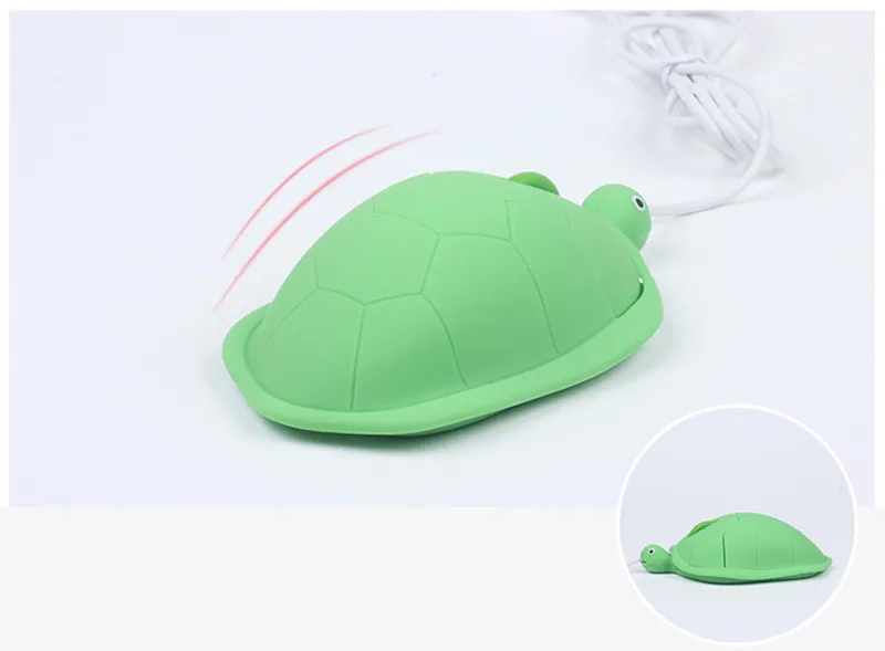Мультяшная USB Проводная Черепаха мышь для ПК компьютер геймер ноутбук забавная 3D Черепаха мышь kawaii прекрасный подарок для офиса