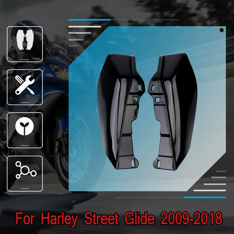 1 пара Mid Frame воздушный дефлектор тепловой щит крышка комплект для мотоцикла Harley запчасти