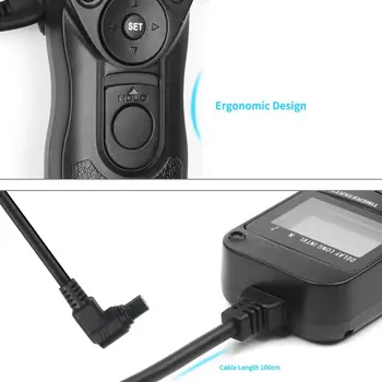 

High-quality Black RS-80N3 Timing Shutter Release For Canon Camera 70D 5D3 5D4 7D2 7D 1DS 6D2 60D