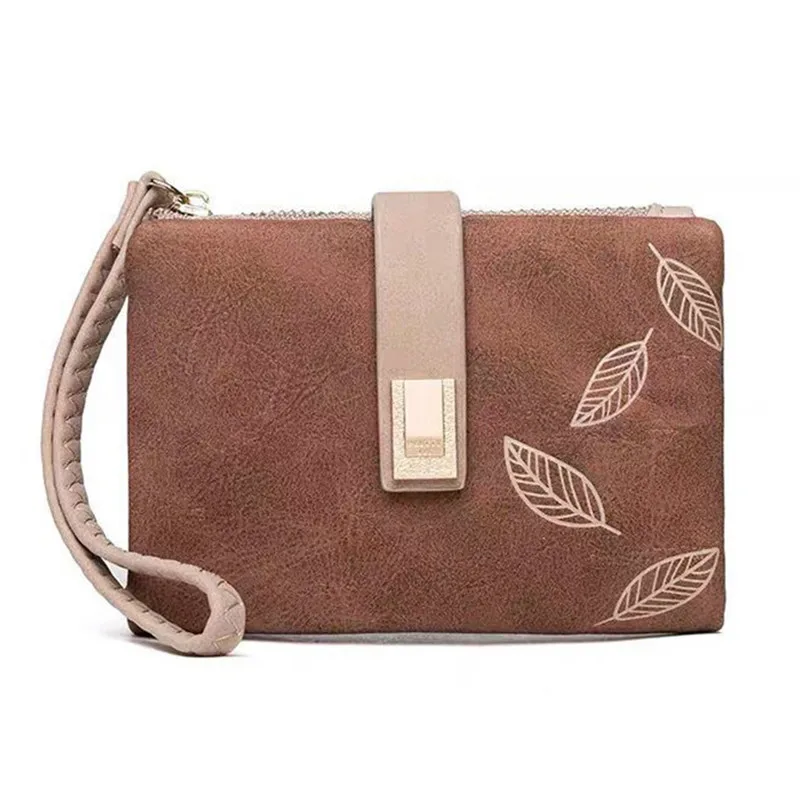 

Ladies Small Purse Zipper Card Case High Quality Female Wallets Wristband Women Wallet Many Departments ID Card Holder Foldable