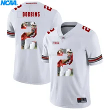 Новое поступление, высококачественные трикотажные изделия J.K Dobbins#2 J.T. Barrett#16 футболка ограниченной серии Джерси S-XXXL