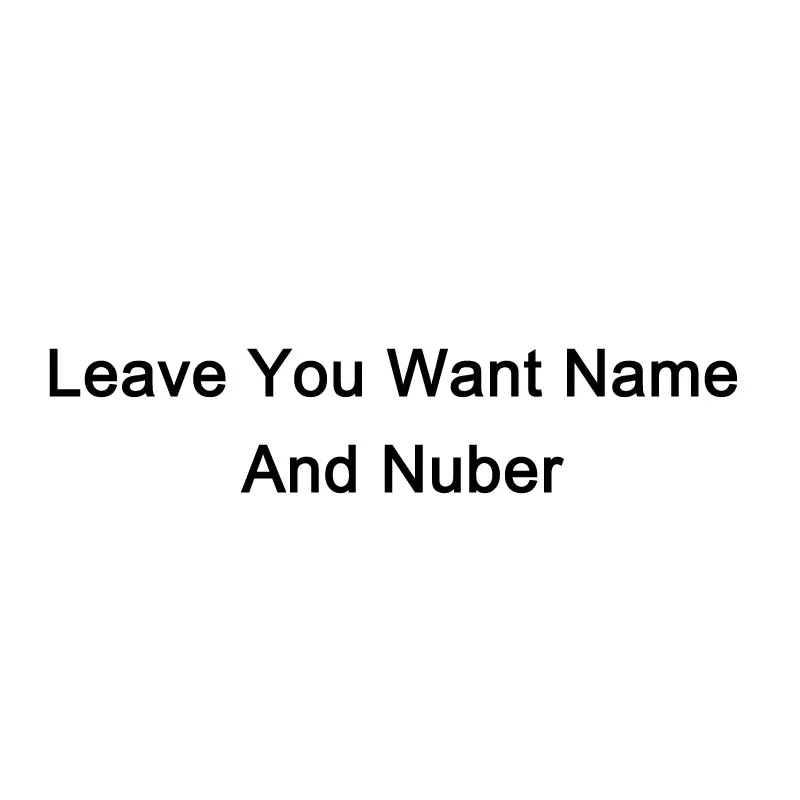 Высокое качество плеер Версия Messi Griezmann Nameset DE JONG Suarez Nameset с большими отверстиями печать футбольная нашивка - Цвет: Player Leave name nu